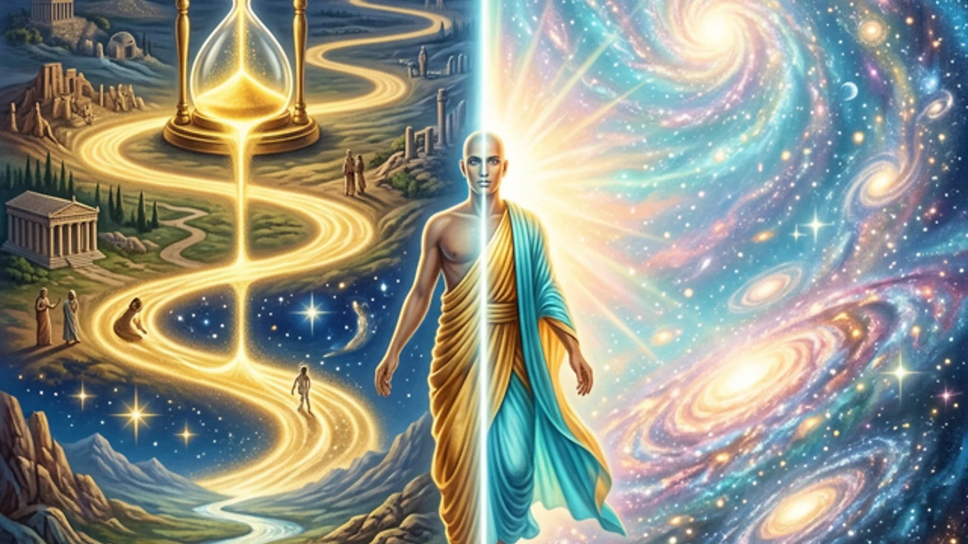 Linear time perception vs simultaneous existence